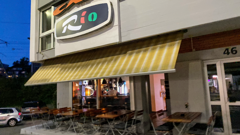 Café Bar Rio Aussenbereich